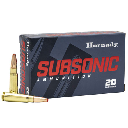Hornady Subsonic 7.62x39 255 Grain Sub-X 20 Rounds