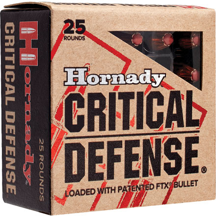 Critical Defense 9x18 Makarov 95 Grain FTX 25 Rounds