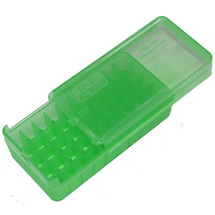 10 pack ZOMBIE GREEN 9mm / 380 PLASTIC STORAGE AMMO BOXES BERRY'S MFG. 