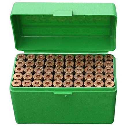Green Black MTM 50 Round FlipTop 270 Win 280 Rem 30-06 Rifle Ammo Box 8 Pack