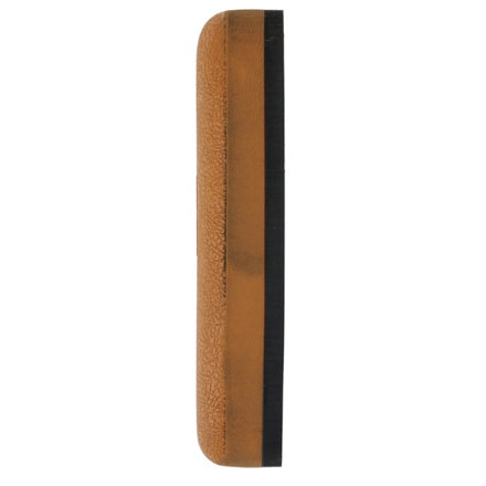 D752B Decelerator Old English Recoil Pad Grind to Fit Leather Texture 1" Thick Brown Leather