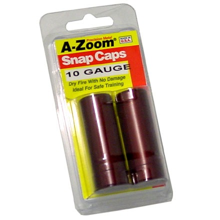 A-Zoom 10 Gauge Metal Snap Caps (2 Pack)