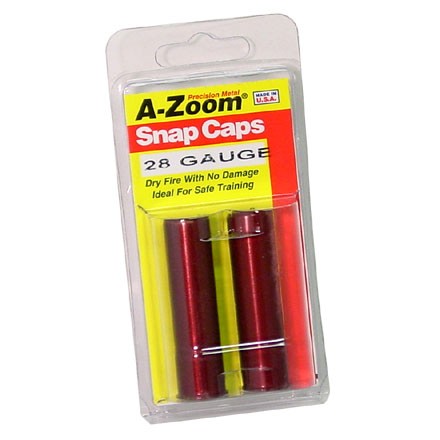 A-Zoom Precision Shotgun Snap Caps 12 20 28 2 PACK 10 16 or 410 Gauge 