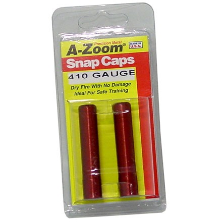 A-Zoom 410 Gauge Metal Snap Caps (2 Pack)