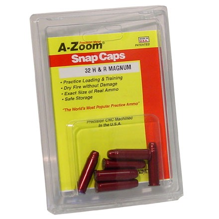 A-Zoom 32 H&R Mag Metal Snap Caps (6 Pack)