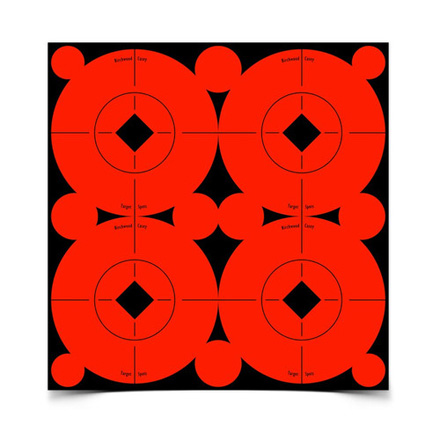 Target Spots 3" Radiant Orange Self Adhesive 40 Targets & 100 Repair Pasters