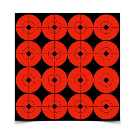 Target Spots 1.5" Radiant Orange Self Adhesive 160 Targets