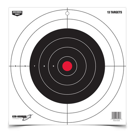 EZE-Scorer 12" Round Bulls Eye Target (13 Pack)