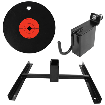 8" Steel Target Range Pack with Steel Stand and 2 In 1 Hanger