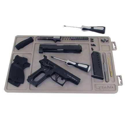 Lyman 04050 Gray "Essential" Gun Maintenance Rubber Mat Chemical Resistant 