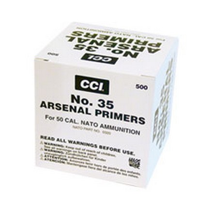35 50 Caliber BMG Primer (500 Count) by CCI
