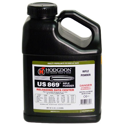 Hodgdon US 869 Smokeless Powder 8 Lbs by Hodgdon
