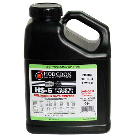 Hodgdon HS6 Smokeless Powder 8 Lbs by Hodgdon