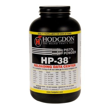Hodgdon HP38 Smokeless Powder 1 Lb