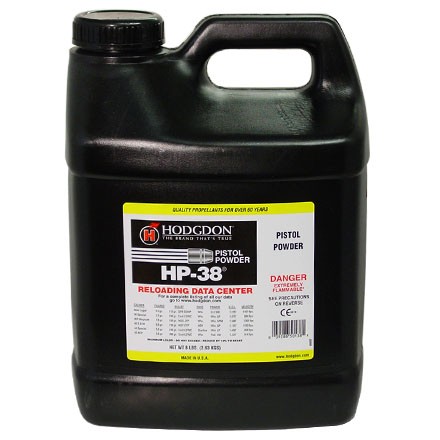 Hodgdon HP38 Smokeless Powder 8 Lbs by Hodgdon