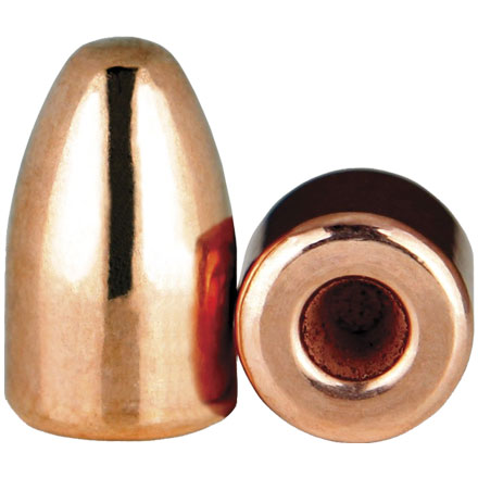 9mm .356 Diameter 124 Grain Hollow Base Round Nose Thick Plate 1000 Count