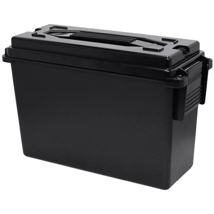 40 Caliber Plastic Ammo Box Ammo Can Black by Midsouth Reloading