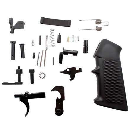 AR15 Lower Parts Kit With Pistol Grip & Traditional Black Trigger