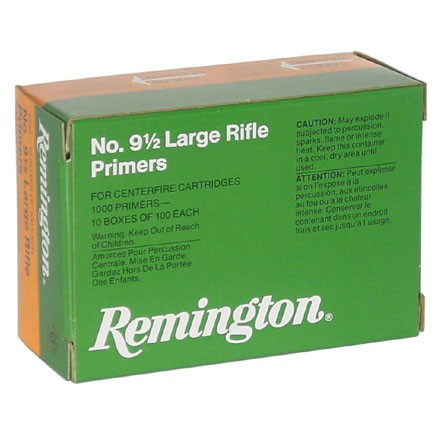 9 1/2 Large Rifle Primer (1000 Count) by Remington