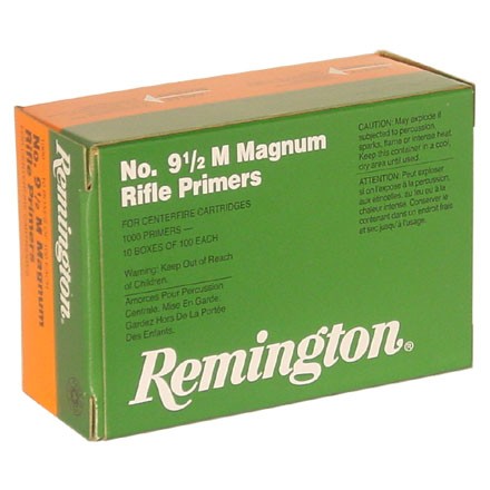 9 1/2 Magnum Large Rifle Primer (1000 Count) by Remington