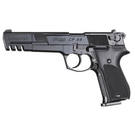 Walther CP88 Competition .177 Caliber Air Pistol Black Barrel