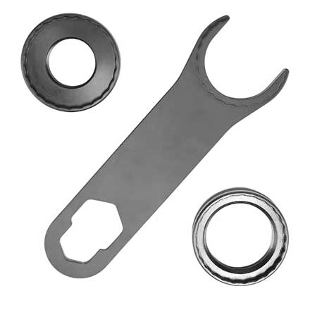 Zero Locking Die Ring 1-1/4 Inch Multi Pack (4 Rings & Die Wrench)