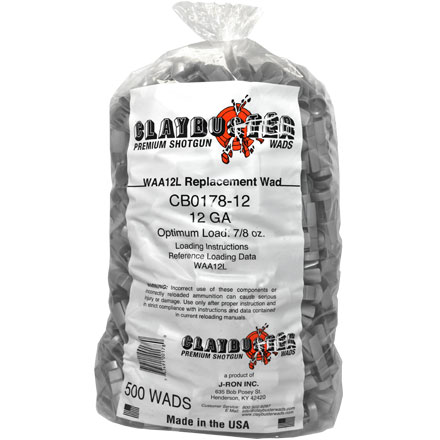 12 Gauge 7/8 oz. Winchester WAA12L Style Wads 500 Count