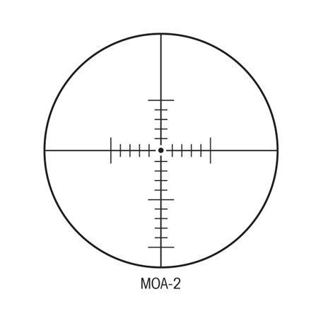 SIIISS 6-24x50mm Long Range With MOA Reticle Matte Finish