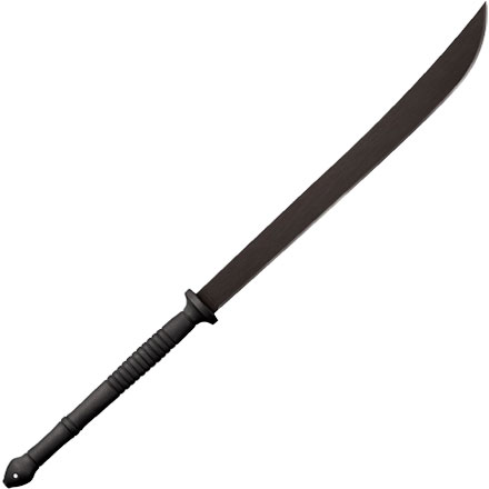 Thai Machete 32 1/2" Overall Carbon Steel Black Anti Rust Blade with Long Handle