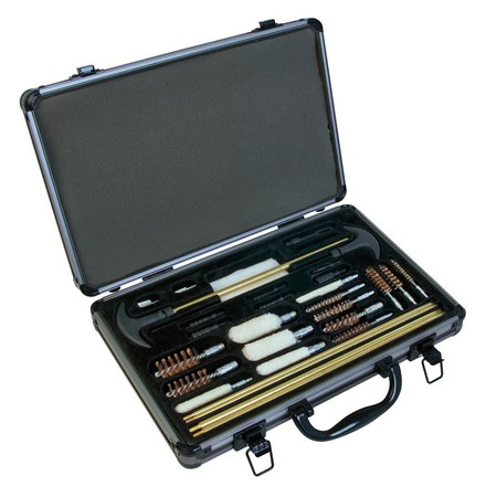 Outers 32 Piece Universal Cleaning Kit 22 Caliber - 12 Gauge With Aluminum Case