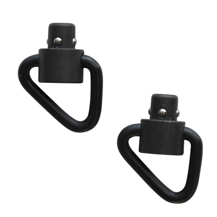 Recessed Plunger Heavy Duty Push Button Swivels - Angled Loop