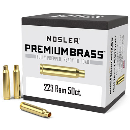 223 Remington Premium Unprimed Rifle Brass 50 Count