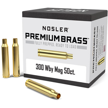 300 Weatherby Unprimed Rifle Brass 50 Count