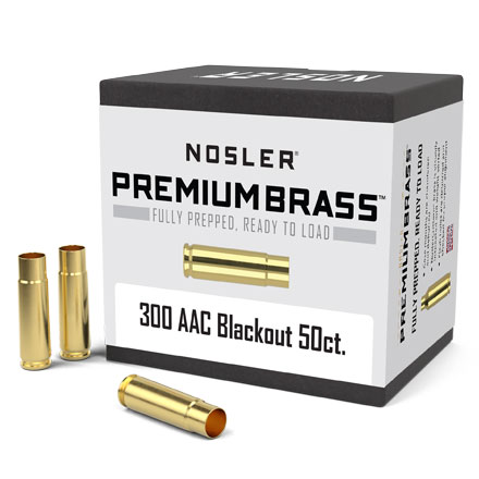 300 AAC Blackout Premium Unprimed Rifle Brass 50 Count