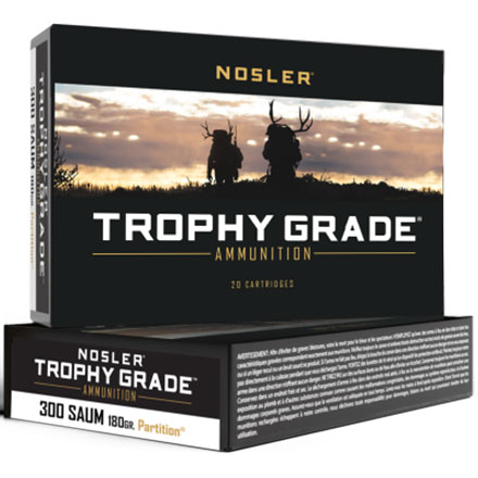 300 S.A. Ultra Mag 180 Grain Partition Trophy Grade 20 Rounds
