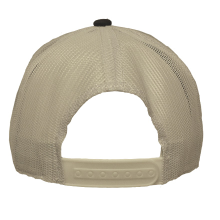 Midsouth Shooters Charcoal Structured Snapback Hat With White Mesh Back