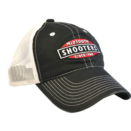 Midsouth Shooters Traditional Hat Black With White Mesh Back