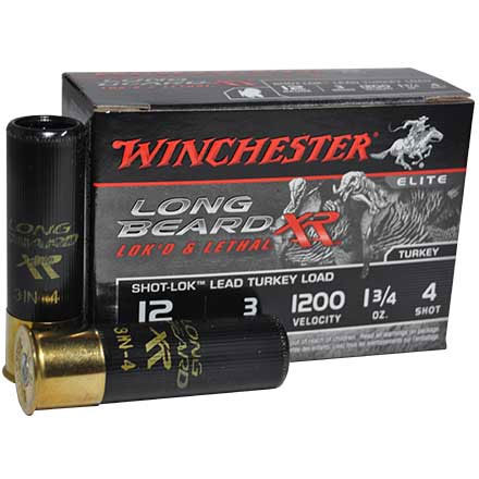 Winchester Long Beard XR 12 Gauge 3" 1-3/4oz #5 Copper Plated Lead Shot 10 Count