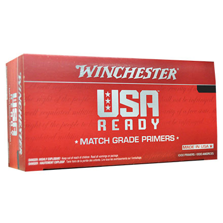 Winchester USA Ready Match Large Pistol Primers 1000 Count by Winchester