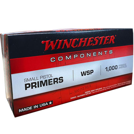 Winchester Small Pistol Primers 1000 Count by Winchester