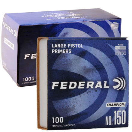 Large Pistol Primer #150 (1000 Count) by Federal