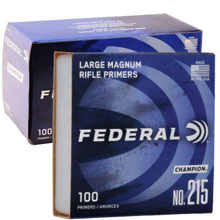 Magnum Large Rifle Primer #215 (1000 Count) by Federal