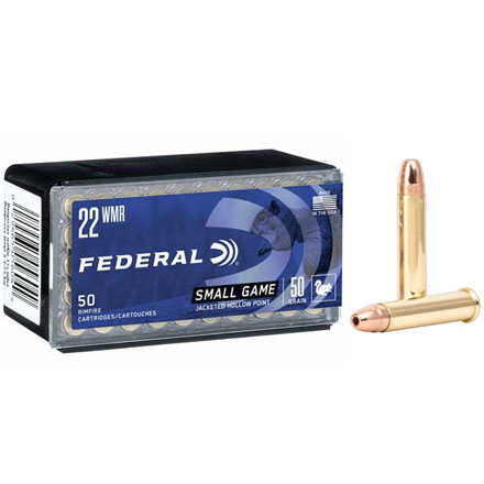 22 WMR 50 Grain Jacketed Hollow Point 50 Rounds