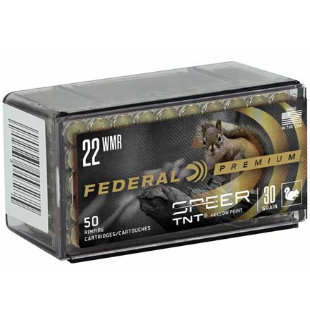 22 Winchester Mag 30 Grain Speer TNT Hollow Point 50 Rounds