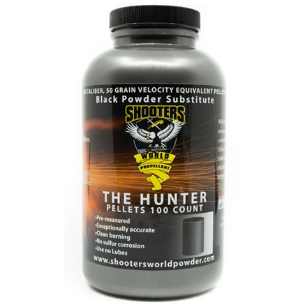 Shooters World The Hunter Black Powder Substitute Pellet 50 cal 50 grain 100 count