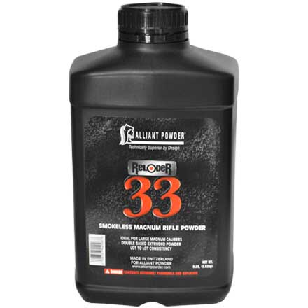 Alliant Reloder 33 Smokeless Rifle Powder 8 Lb