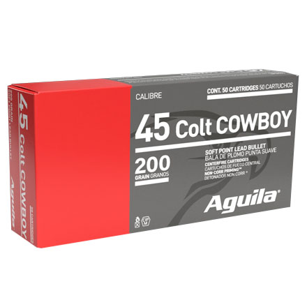 Aguila Cowboy Action 45 Colt 200 Grain Soft Point 50 Rounds