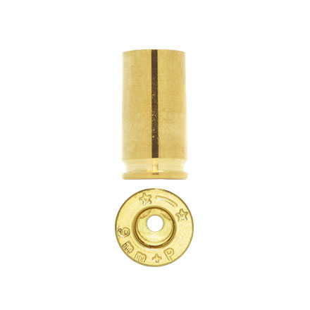 9mm +P Unprimed Pistol Brass 500 Count