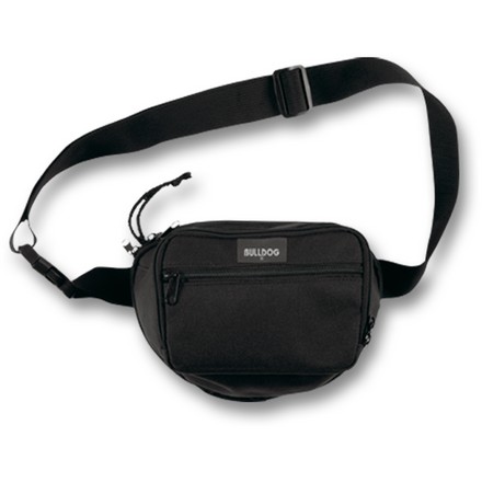 Fanny Pack Holster Small 9"x7" Black With Black Trim and Strap