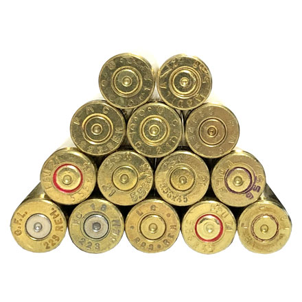 5.56 NATO And 223 Remington Once Fired Brass Mixed Headstamp 200 Count Raw Unwashed